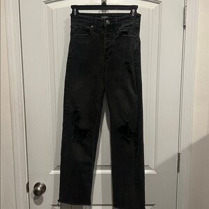 Wild Fable Charcoal Distressed Denim